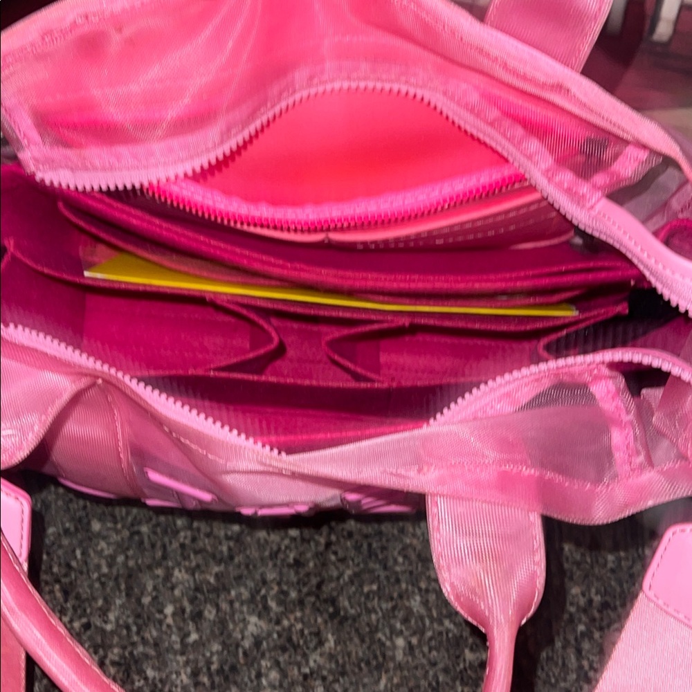 Marc Jacobs The Tote Bag - Pink Transparent PVC Tote - Picture 2 of 5